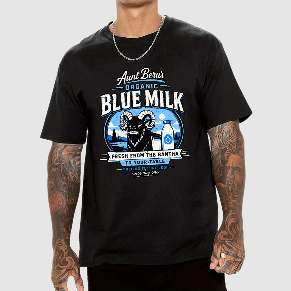 Organic Blue Milk  T-Shirt
