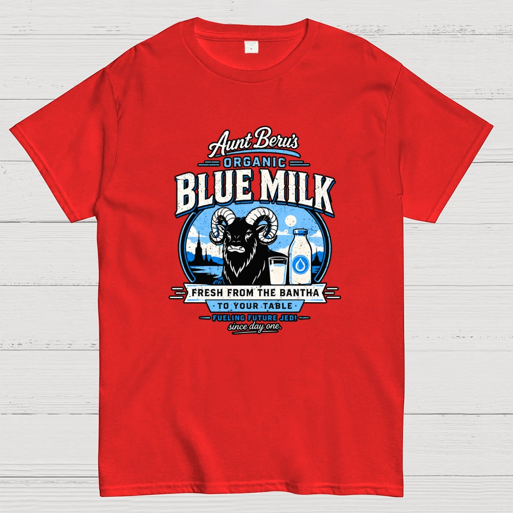 Organic Blue Milk  T-Shirt