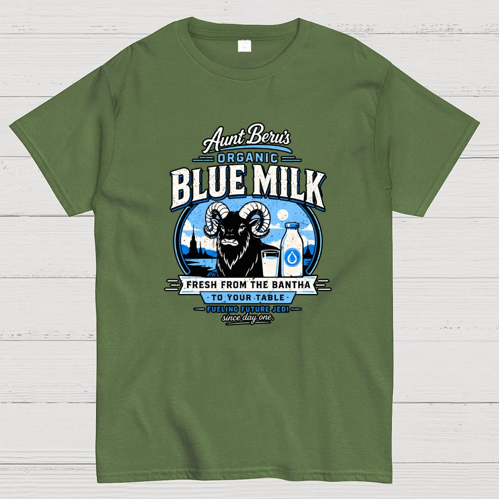 Organic Blue Milk  T-Shirt