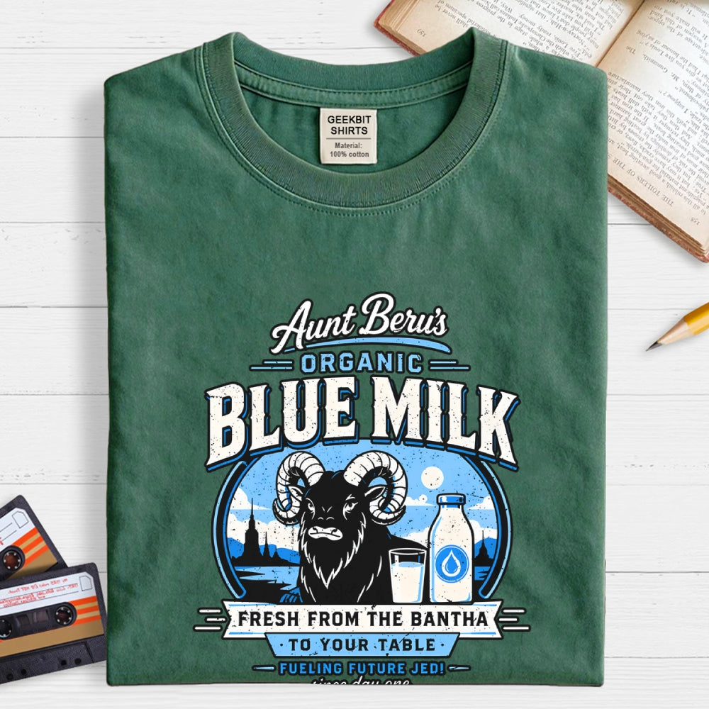Organic Blue Milk  T-Shirt