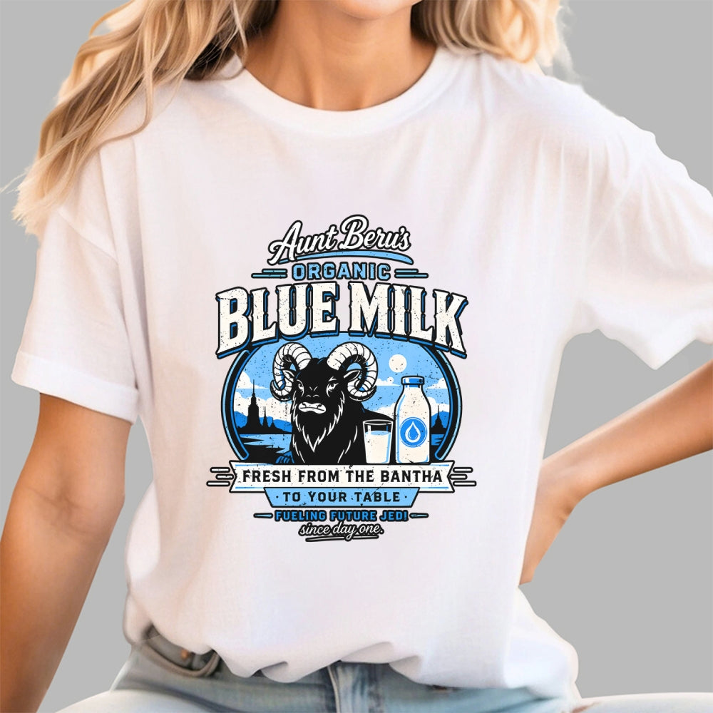 Organic Blue Milk  T-Shirt