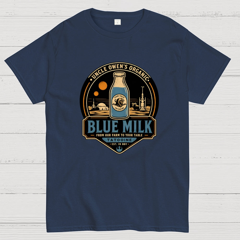 Organic Blue Milk  T-Shirt