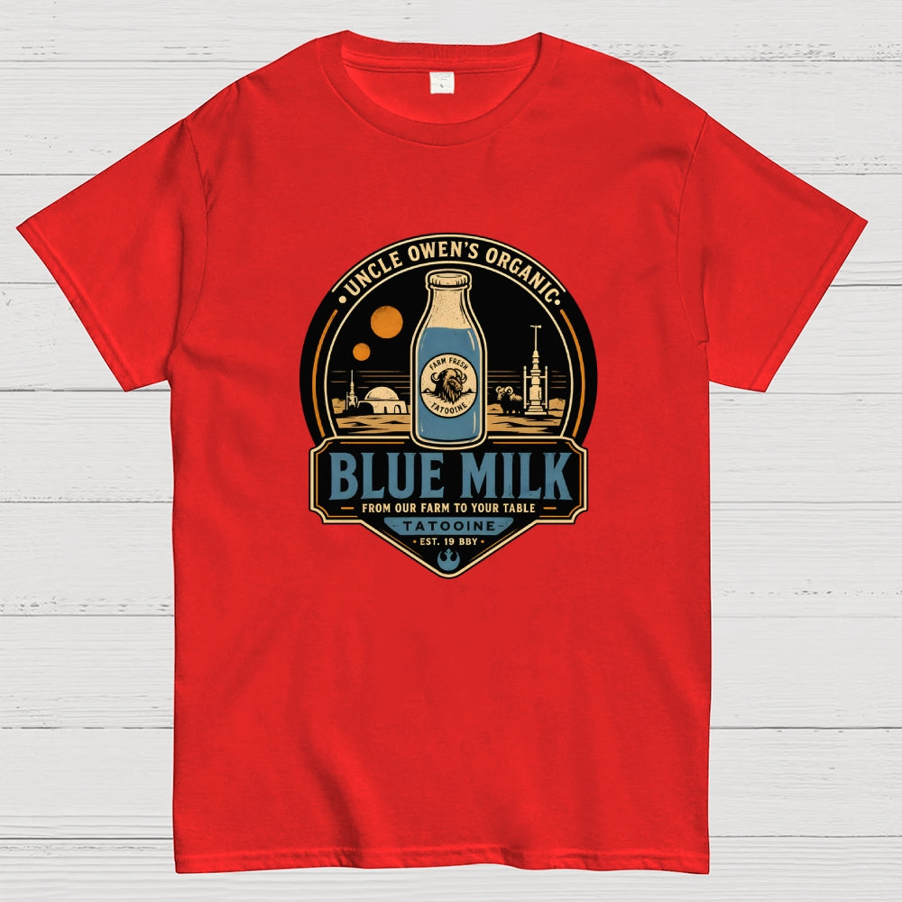 Organic Blue Milk  T-Shirt
