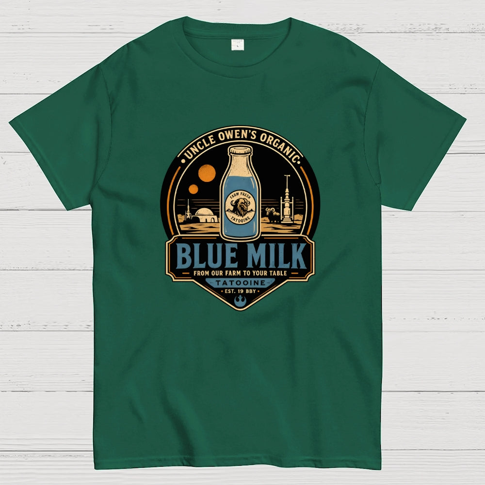 Organic Blue Milk  T-Shirt