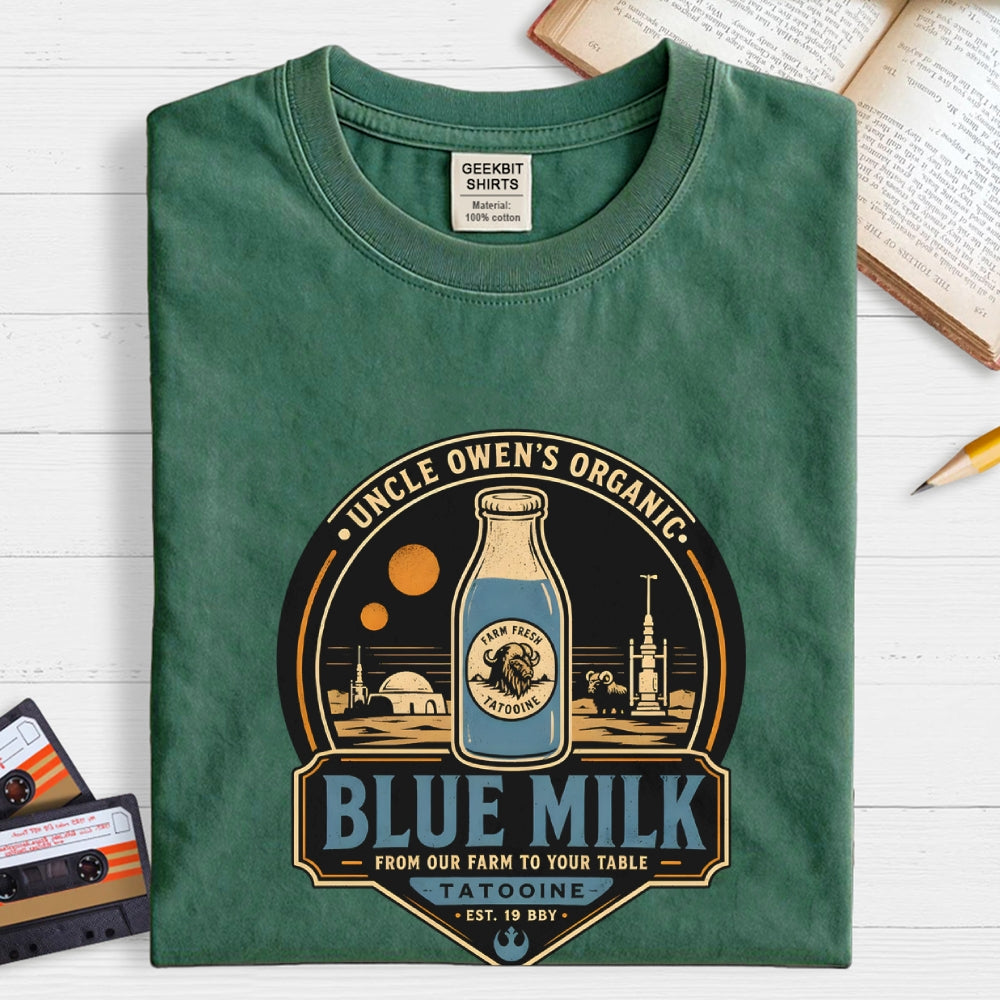 Organic Blue Milk  T-Shirt