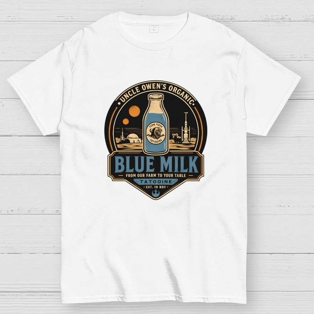 Organic Blue Milk  T-Shirt
