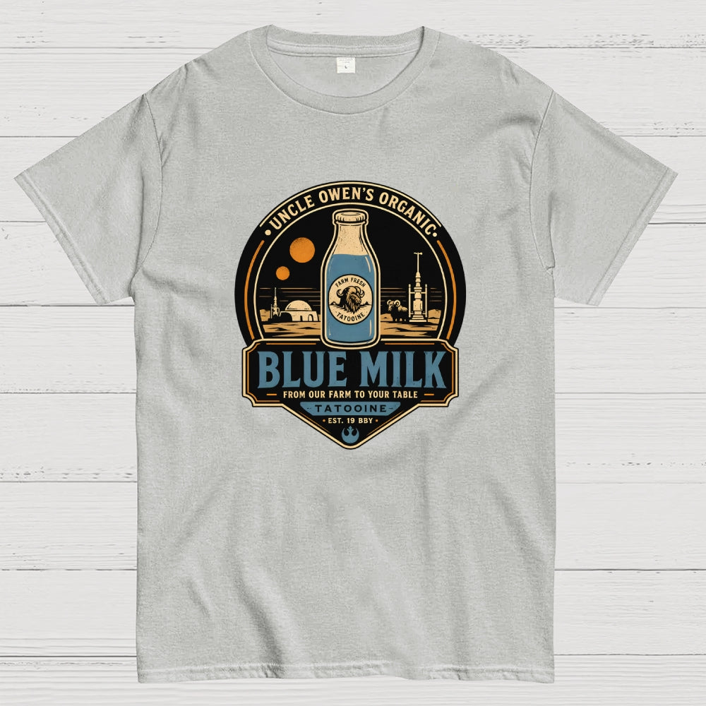Organic Blue Milk  T-Shirt