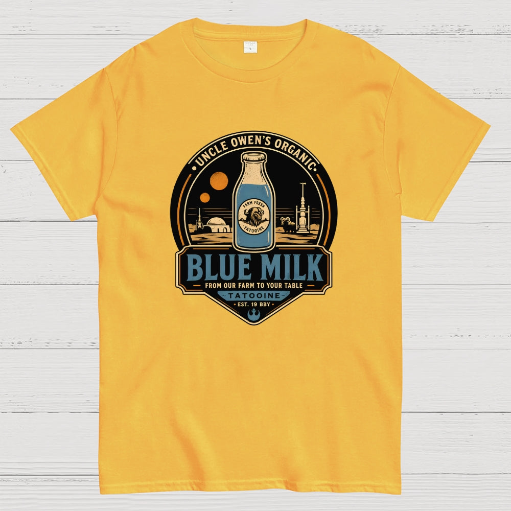 Organic Blue Milk  T-Shirt