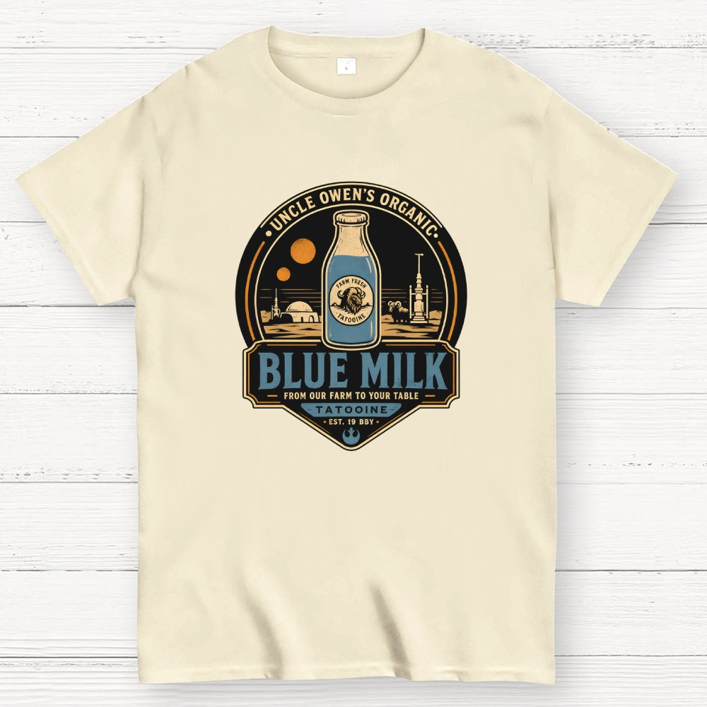 Organic Blue Milk  T-Shirt