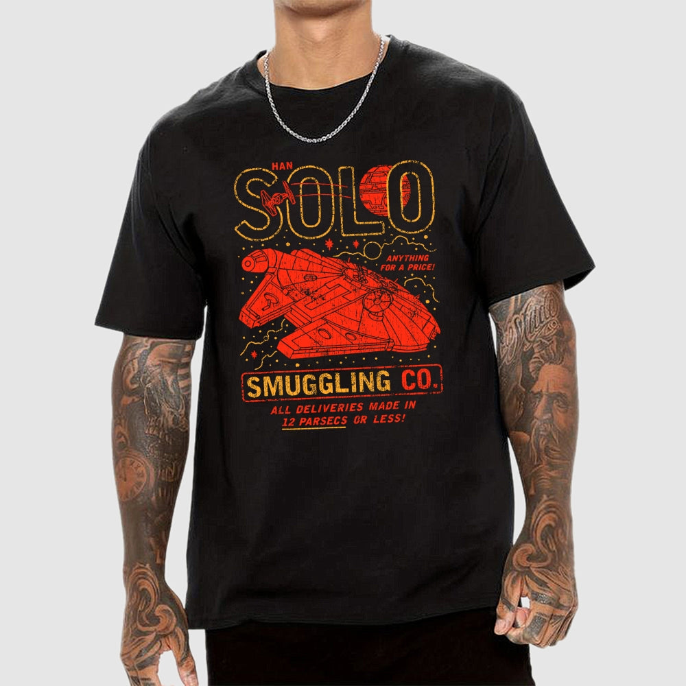 Retro Space Smuggler Vintage Sci-Fi  T-Shirt