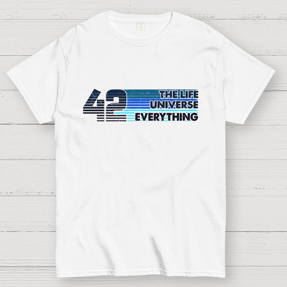 Retro Style 42 The Answer To Life The Universe And Everything  T-Shirt