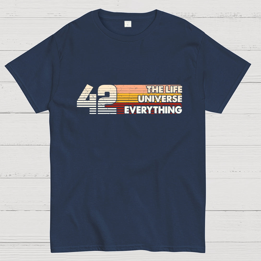 Retro Style 42 The Answer To Life The Universe And Everything  T-Shirt