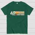 Retro Style 42 The Answer To Life The Universe And Everything  T-Shirt