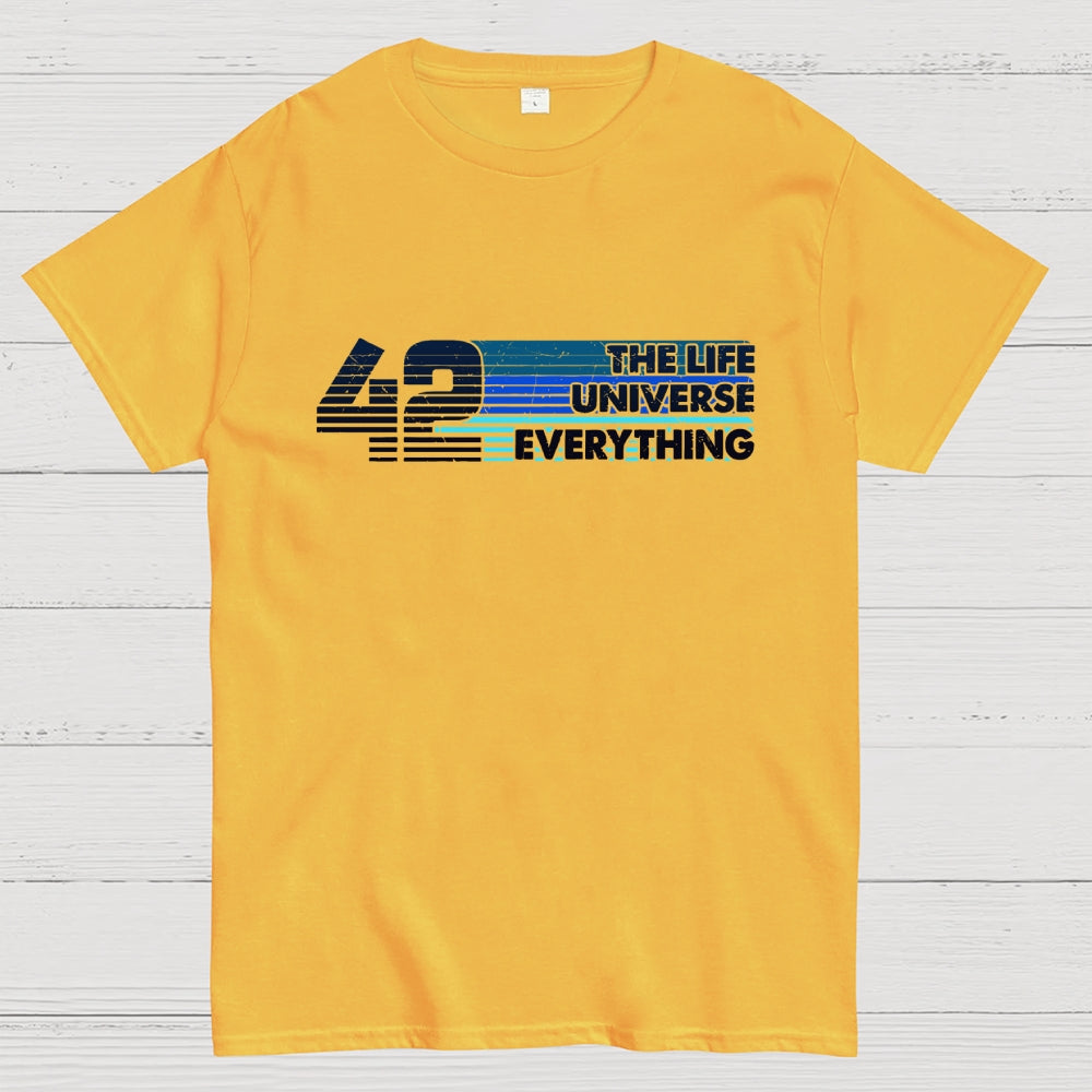 Retro Style 42 The Answer To Life The Universe And Everything  T-Shirt