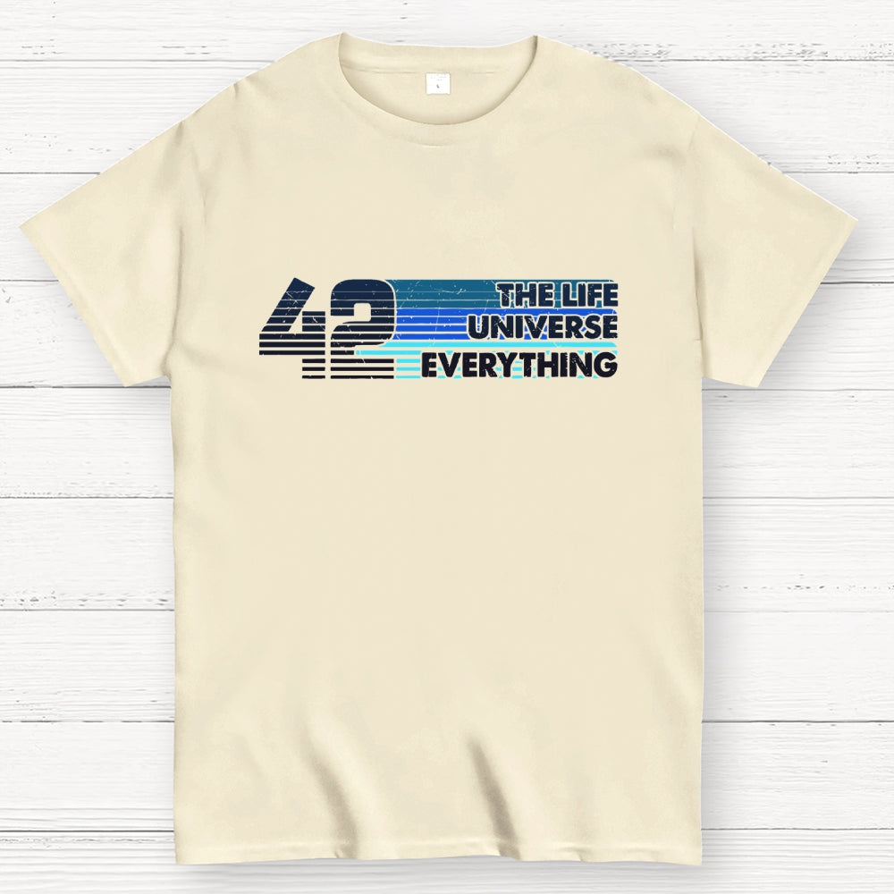 Retro Style 42 The Answer To Life The Universe And Everything  T-Shirt