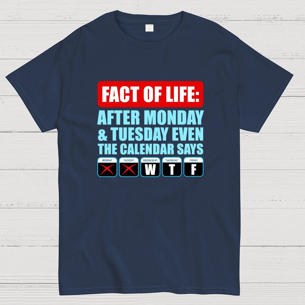 After Monday And Tuesday Even The Calendar Says WTF  T-Shirt