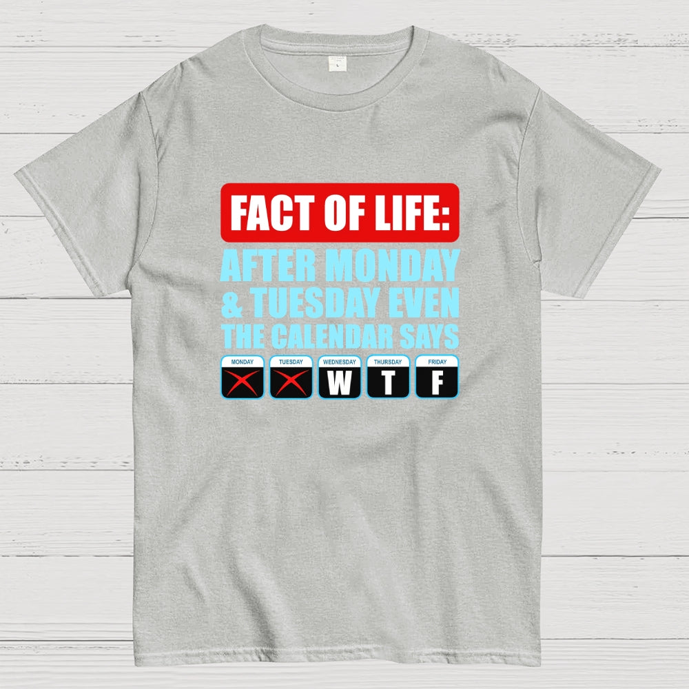 After Monday And Tuesday Even The Calendar Says WTF  T-Shirt