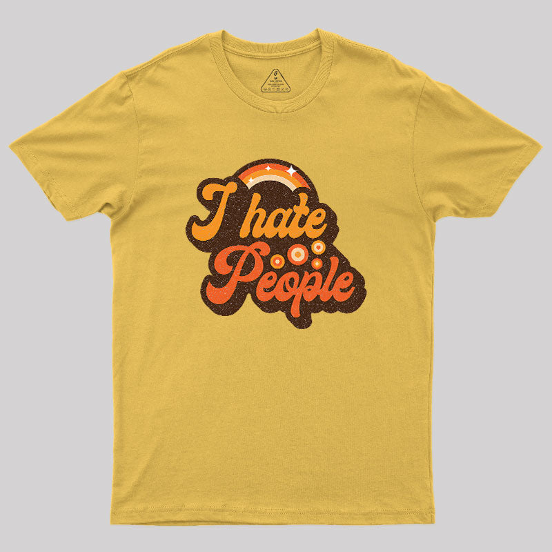Vintage Hate People  T-Shirt