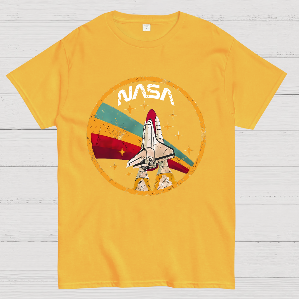 NASA Retro Flight Logo y T-Shirt