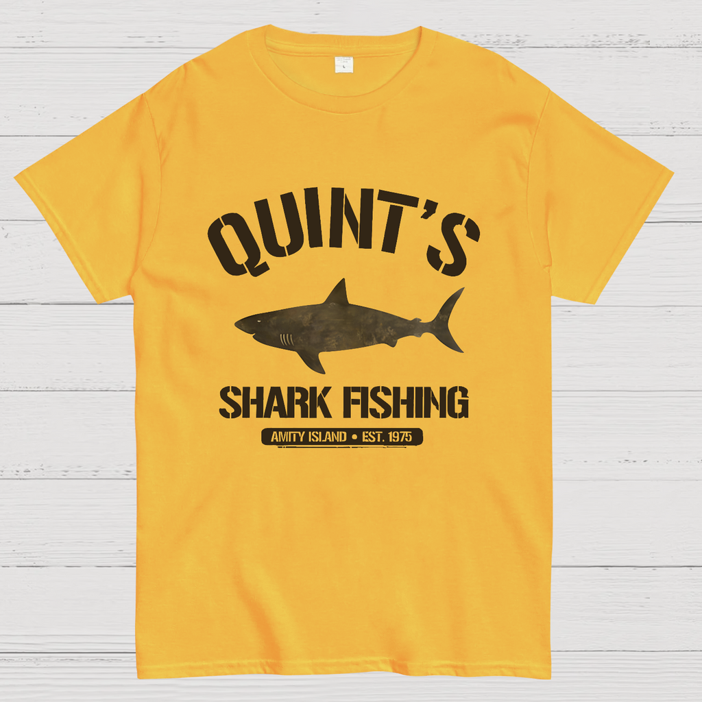 Quint's Shark Fishing Jaws Retro y T-Shirt