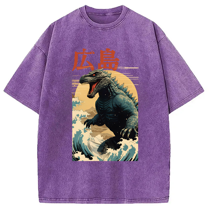bbb Hiroshima Godzilla Vintage Washed T-Shirt