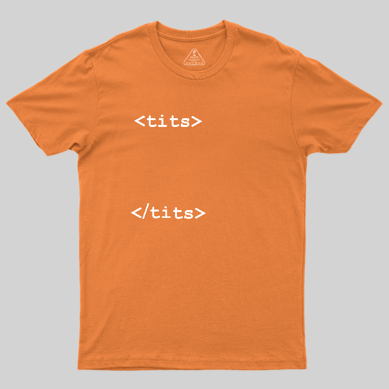 HTML Boobs Tag  T-Shirt