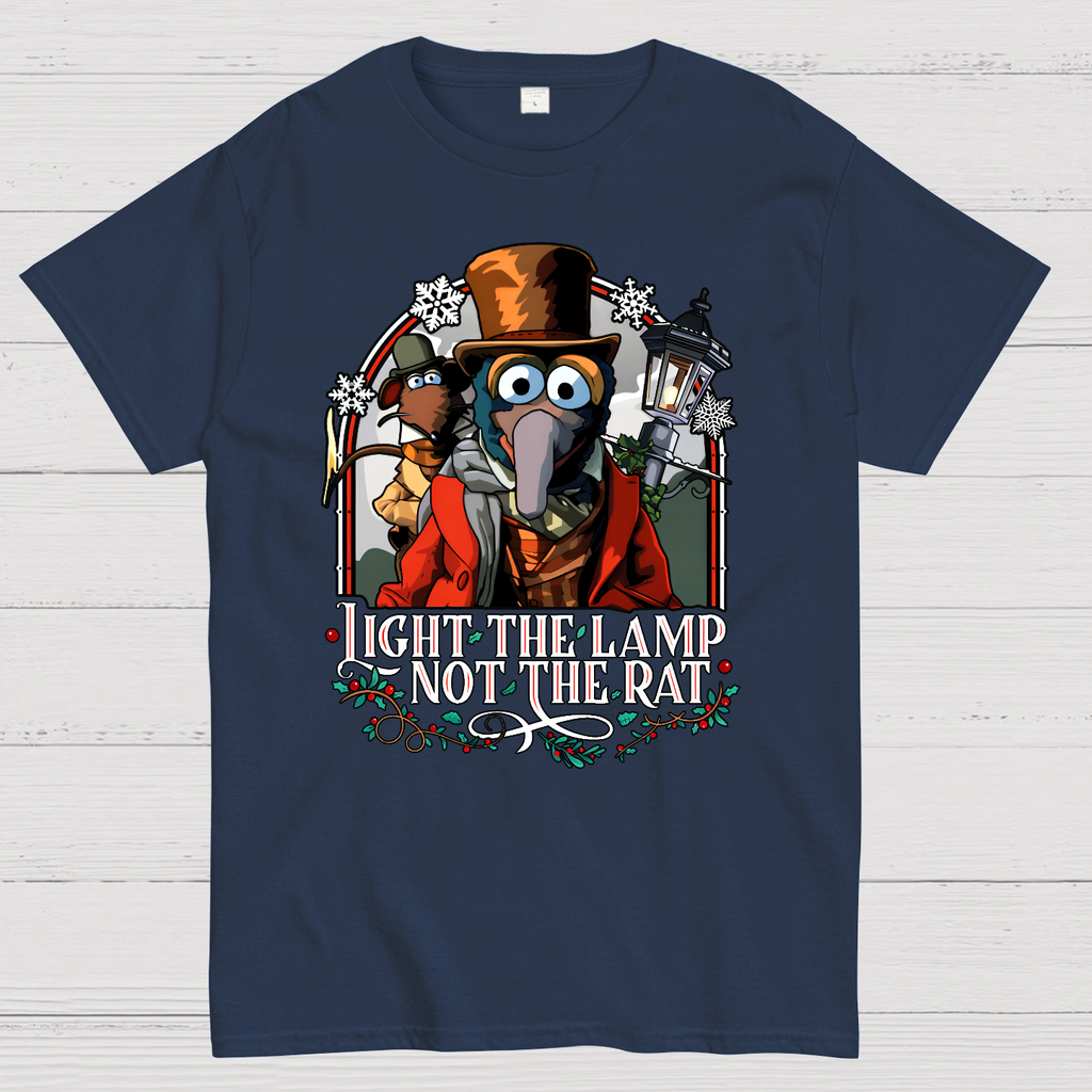 Muppet Christmas Carol - Light the Lamp Not the Rat Magnet  T-Shirt