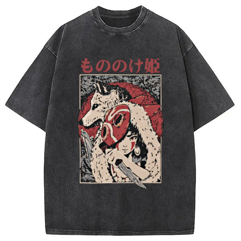 bbb Princess Mononoke Washed T-Shirt