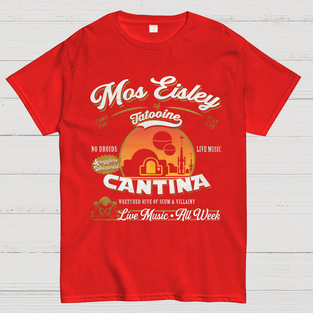 Mos Eisley Star Cantina Tatooine Graphic Print T-Shirt