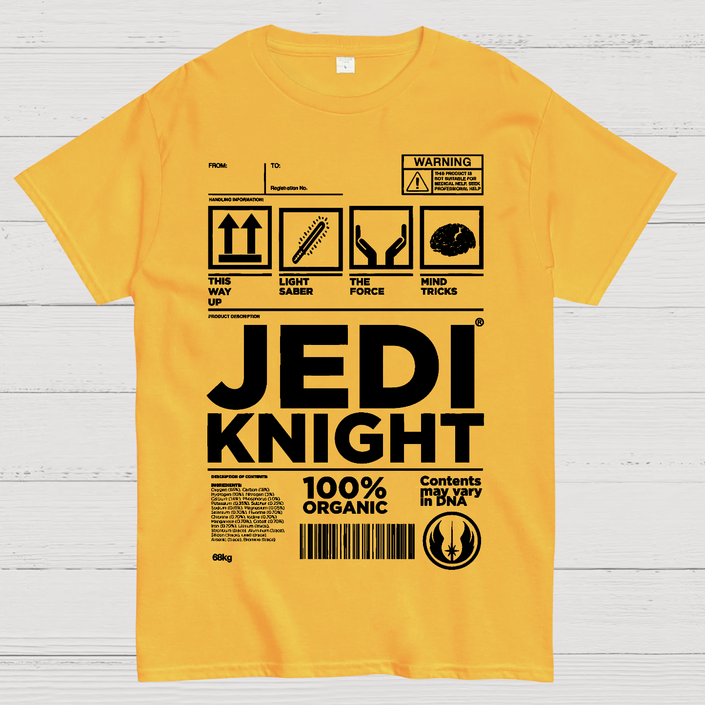 Jedi Knight Tags  T-Shirt