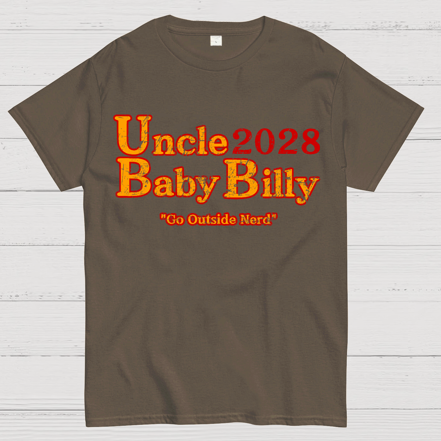 Uncle Baby Billy 28 - Go Outside Nerd  T-Shirt