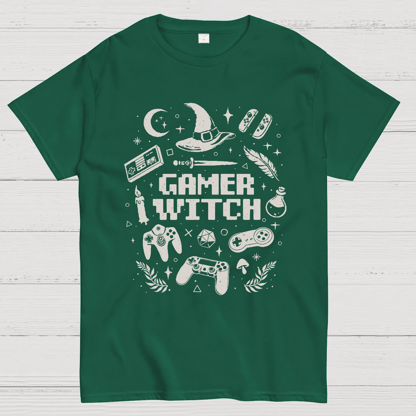Gamer Witch y T-Shirt