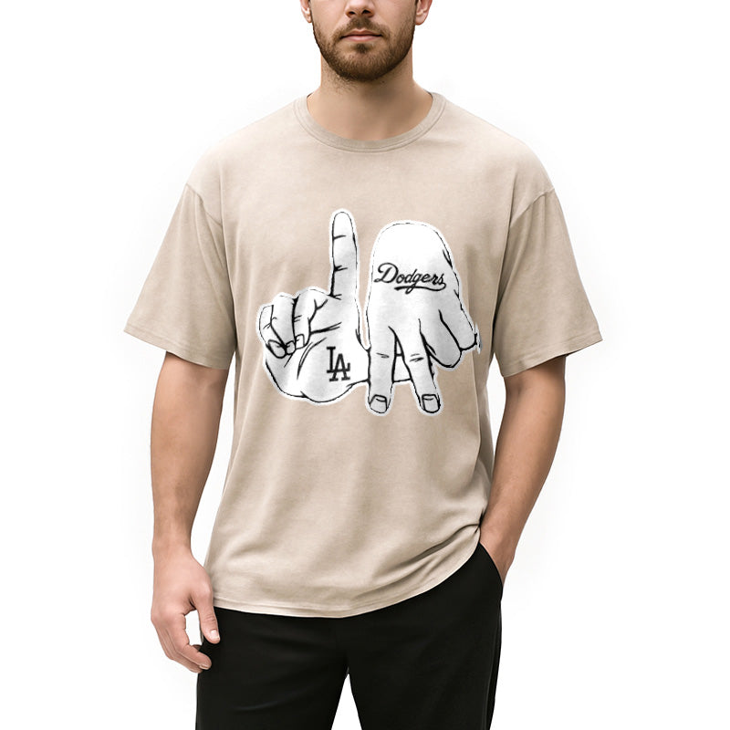 bbb Dodgers LA Vintage Washed T-Shirt