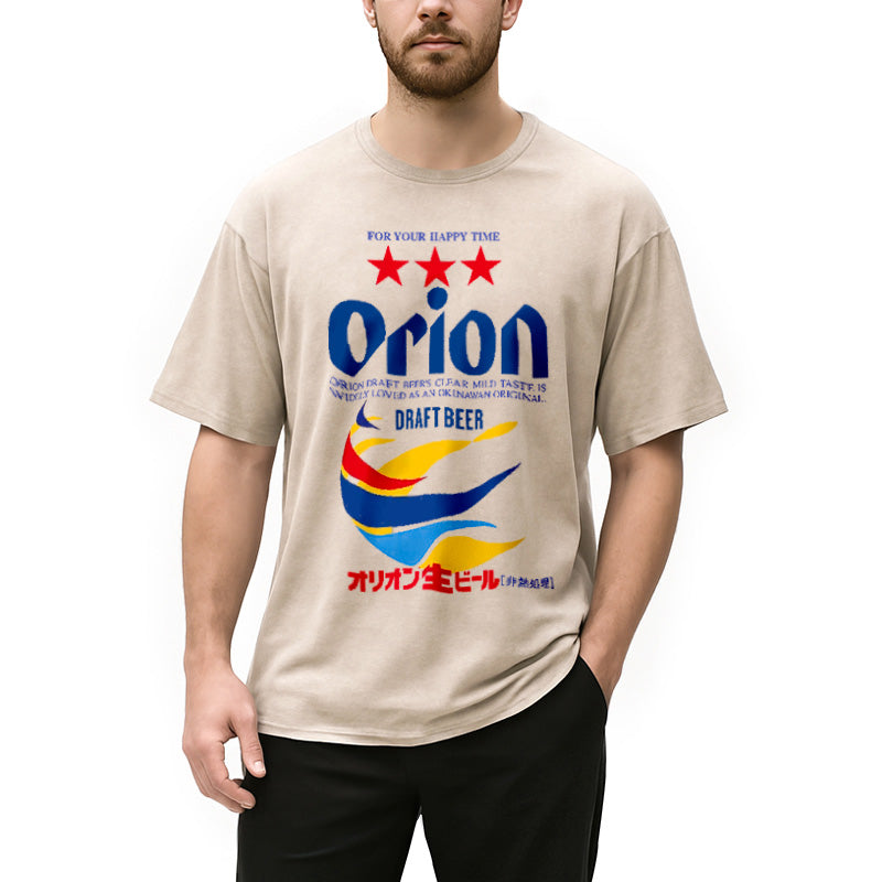 bbb Orion Beer Vintage Japanese Washed T-Shirt