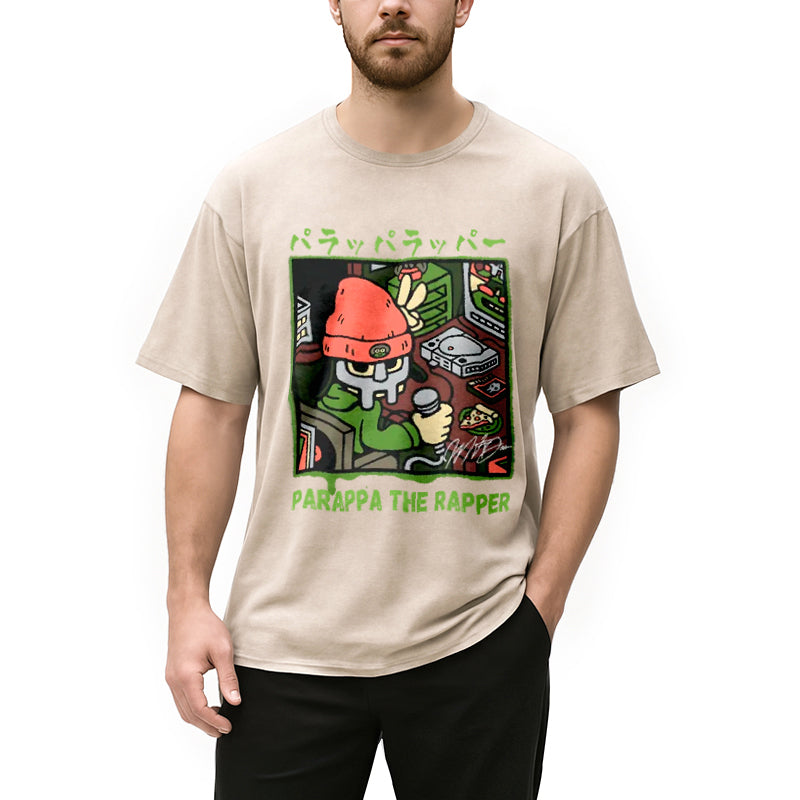 bbb PaRappa the Rapper MF DOOM Washed T-Shirt