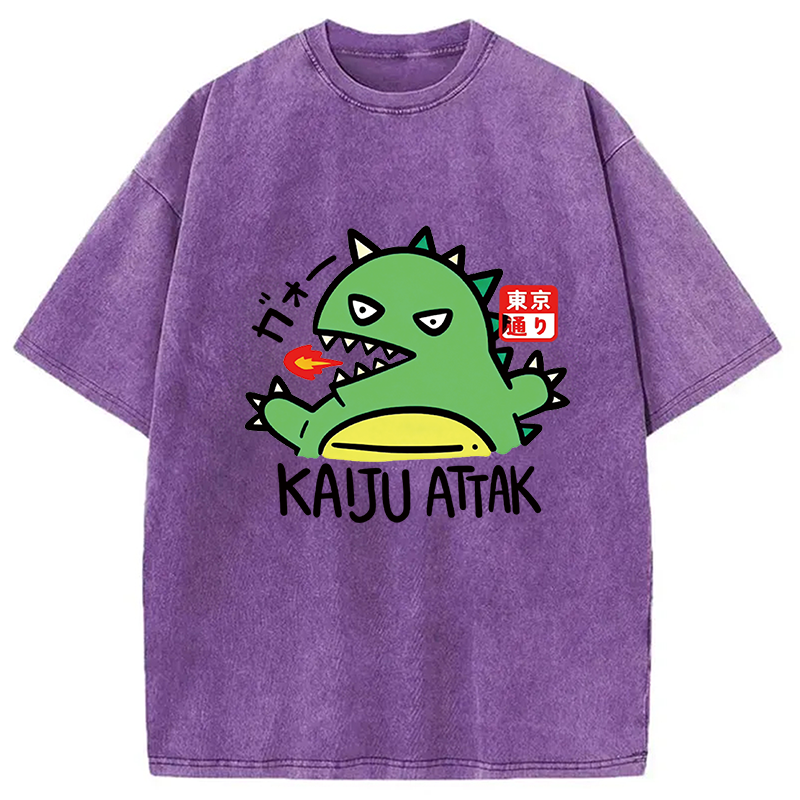 bbb Kaiju Attack Washed T-Shirt