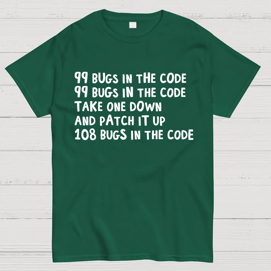 99 Bugs In The Code  T-Shirt