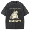 bbb No Thoughts Frog Washed T-Shirt