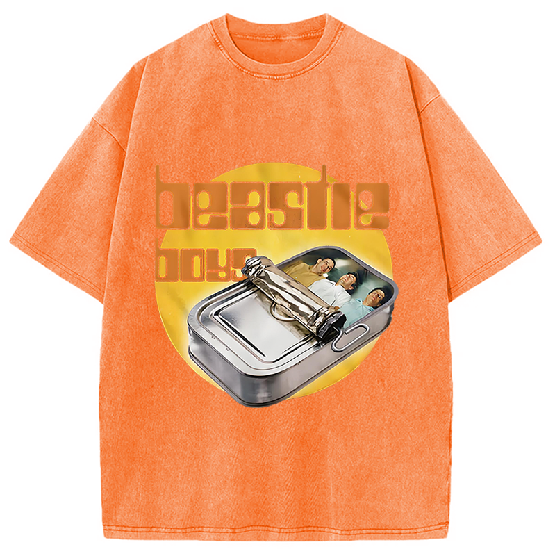 bbb Hello Nasty Beastie Boys Hiphop Washed T-Shirt