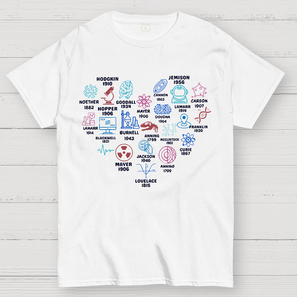 Women in Science Shirt, Vintage Science  T-Shirt