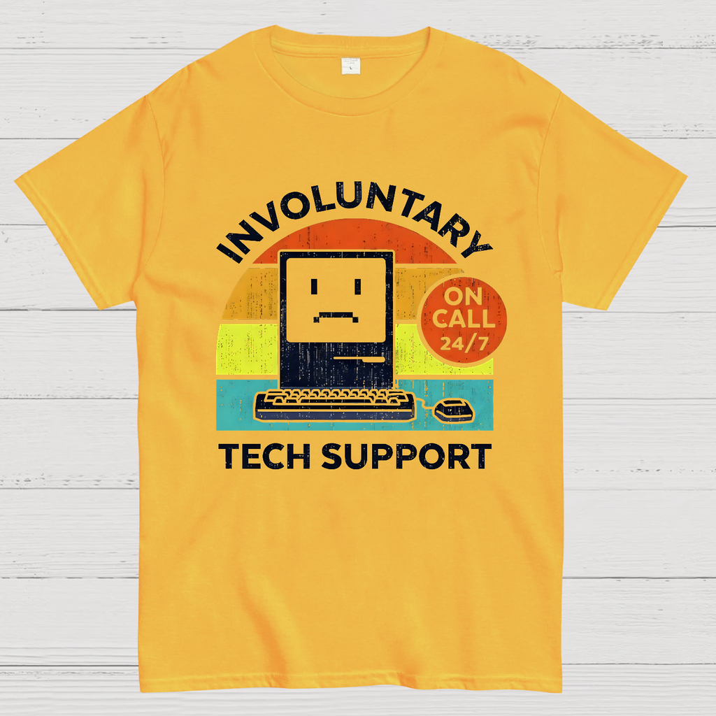 Involuntary Tech Support On Call All The Time  T-Shirt