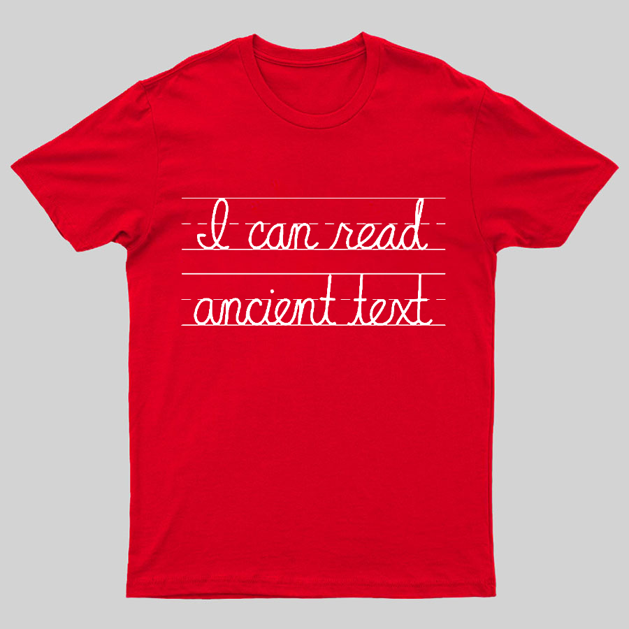 Ancient Text y T-Shirt