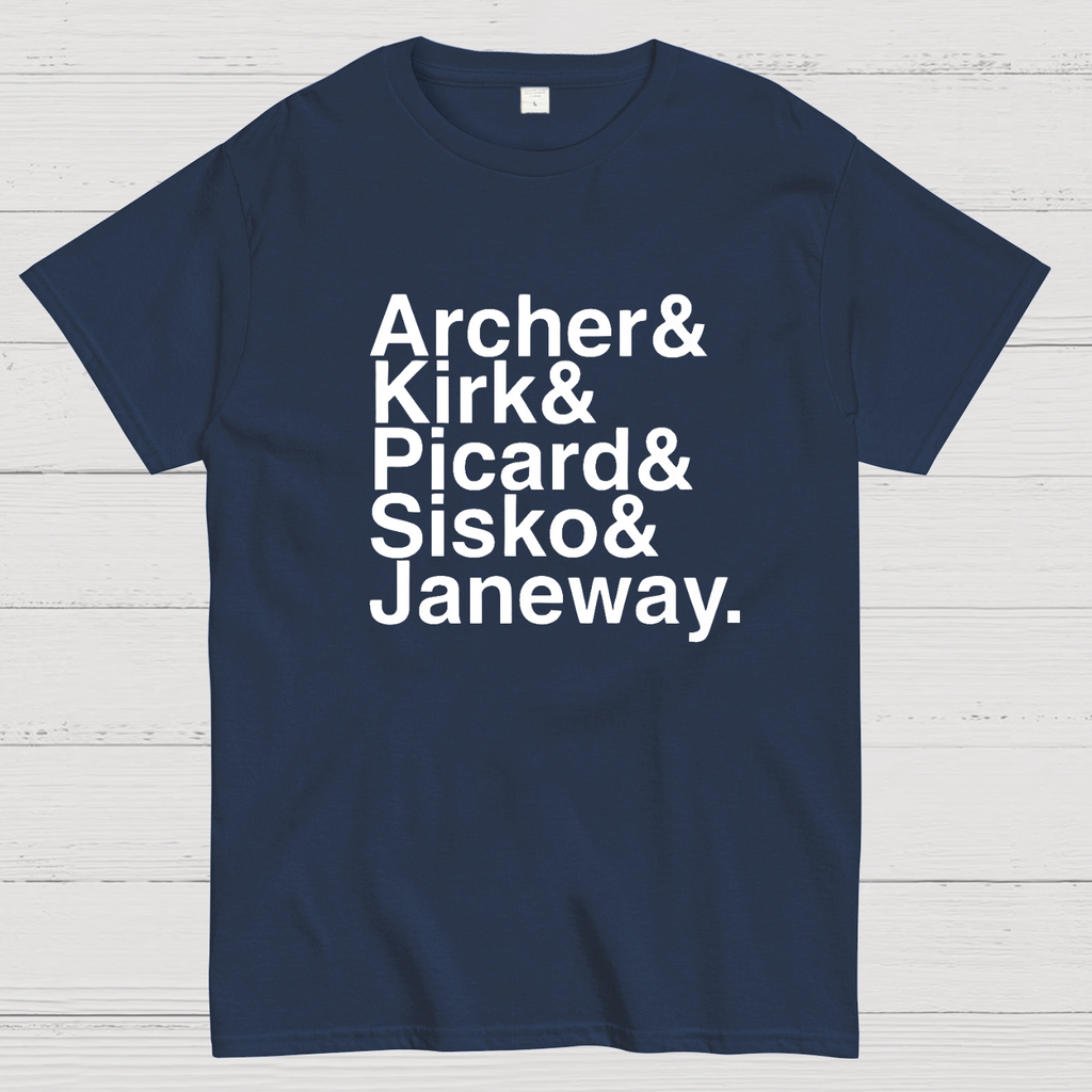 Star Trek Captains T-Shirt
