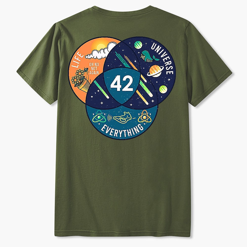 42 Answer to Life Universe and Everything Essential  T-Shirt
