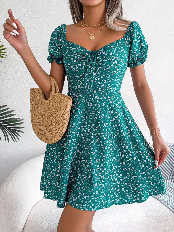 Short Sleeve Casual Dress for Women, Lightweight and Comfortable Day Dress, Versatile Summer Style