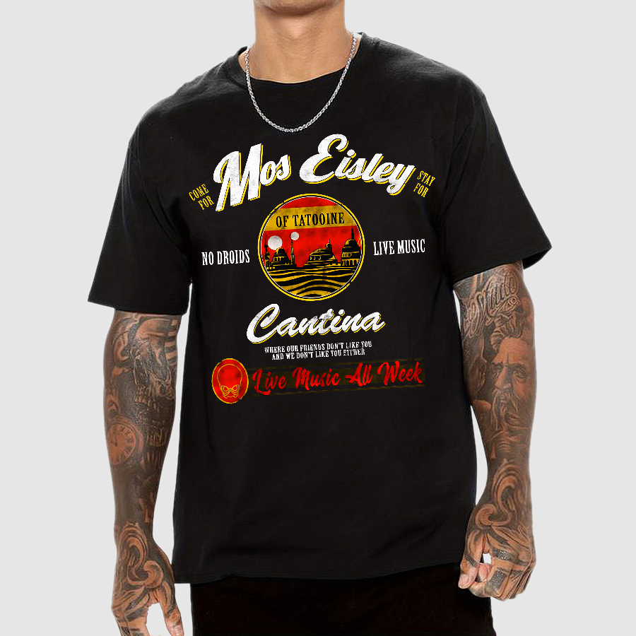 Mos Eisley Cantina Tatooine Graphic Print T-Shirt