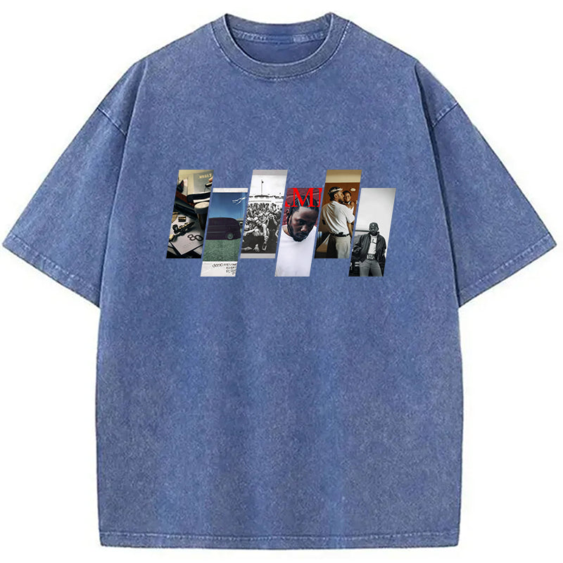 bbb Kendrick Lamar Albums Washed T-Shirt