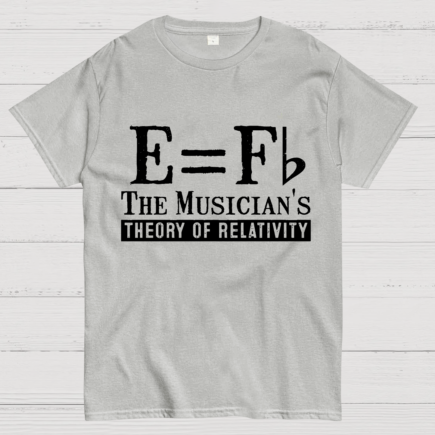 E Equals F Flat Theory of Relativity  T-Shirt