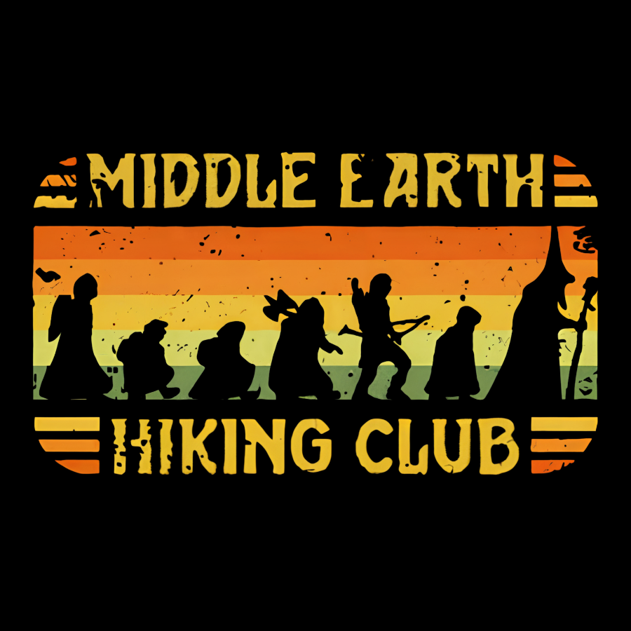 Middle Earth Hiking Club  T-Shirt