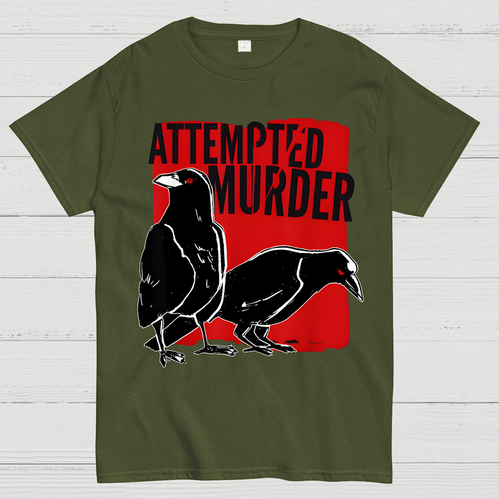 Attempted Murder Crow  T-Shirt
